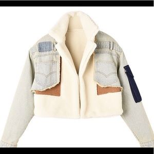 3 TONE BLUE JEAN JACKET